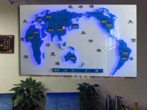 办公室世界时间电子钟/世界钟/地图国际时钟